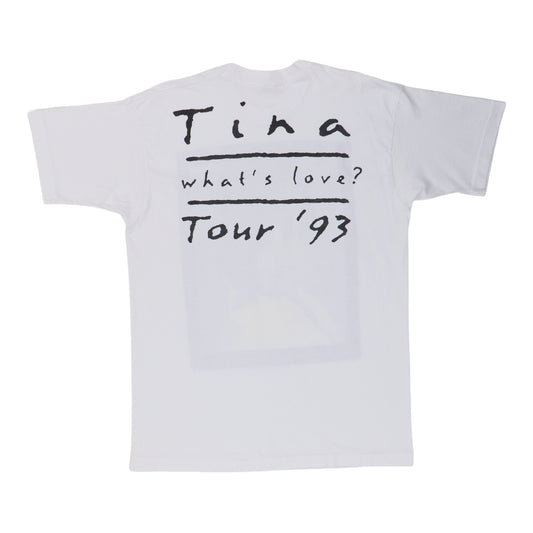 1993 Tina Turner What's Love Tour Shirt Back