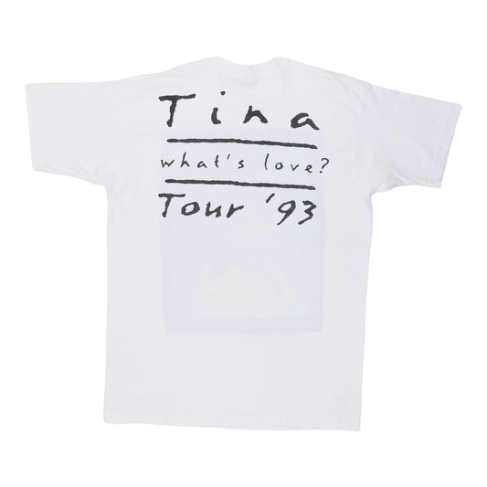 1993 Tina Turner What's Love Tour Shirt Back