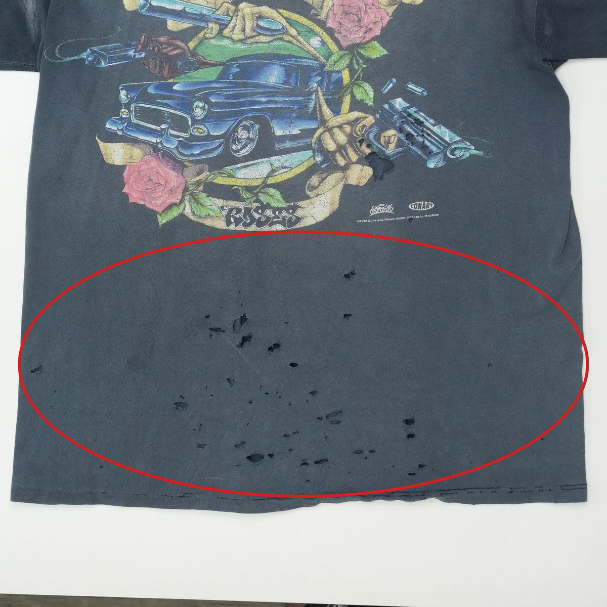 1993 Guns N Roses Uzi Suicide Shirt