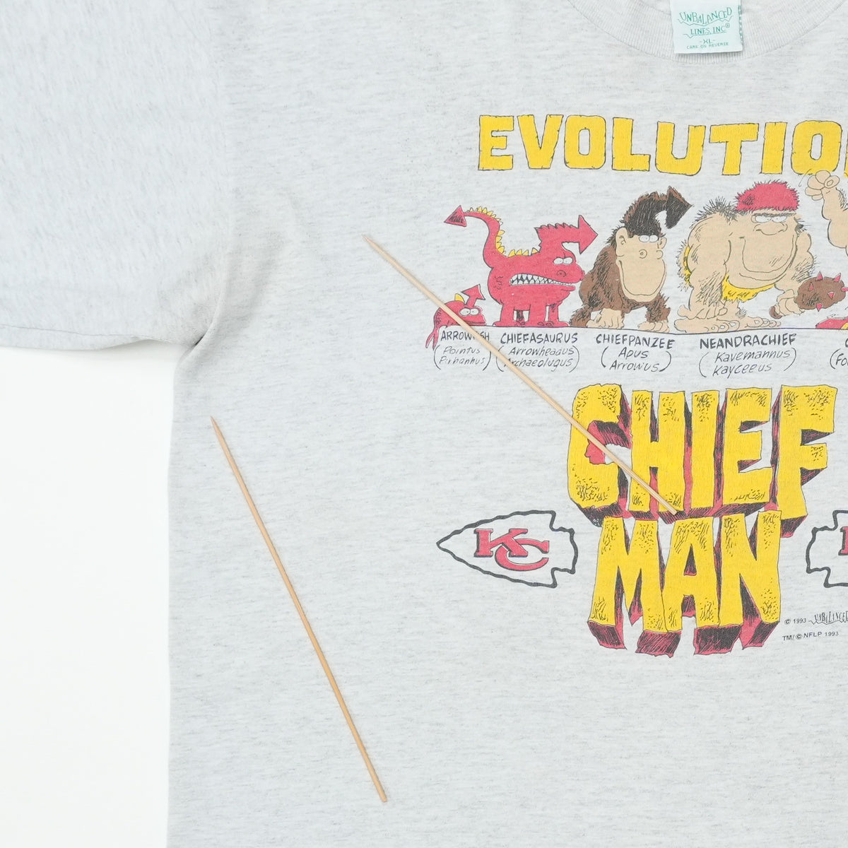 1993 Kansas City Chiefs Chief Man Shirt