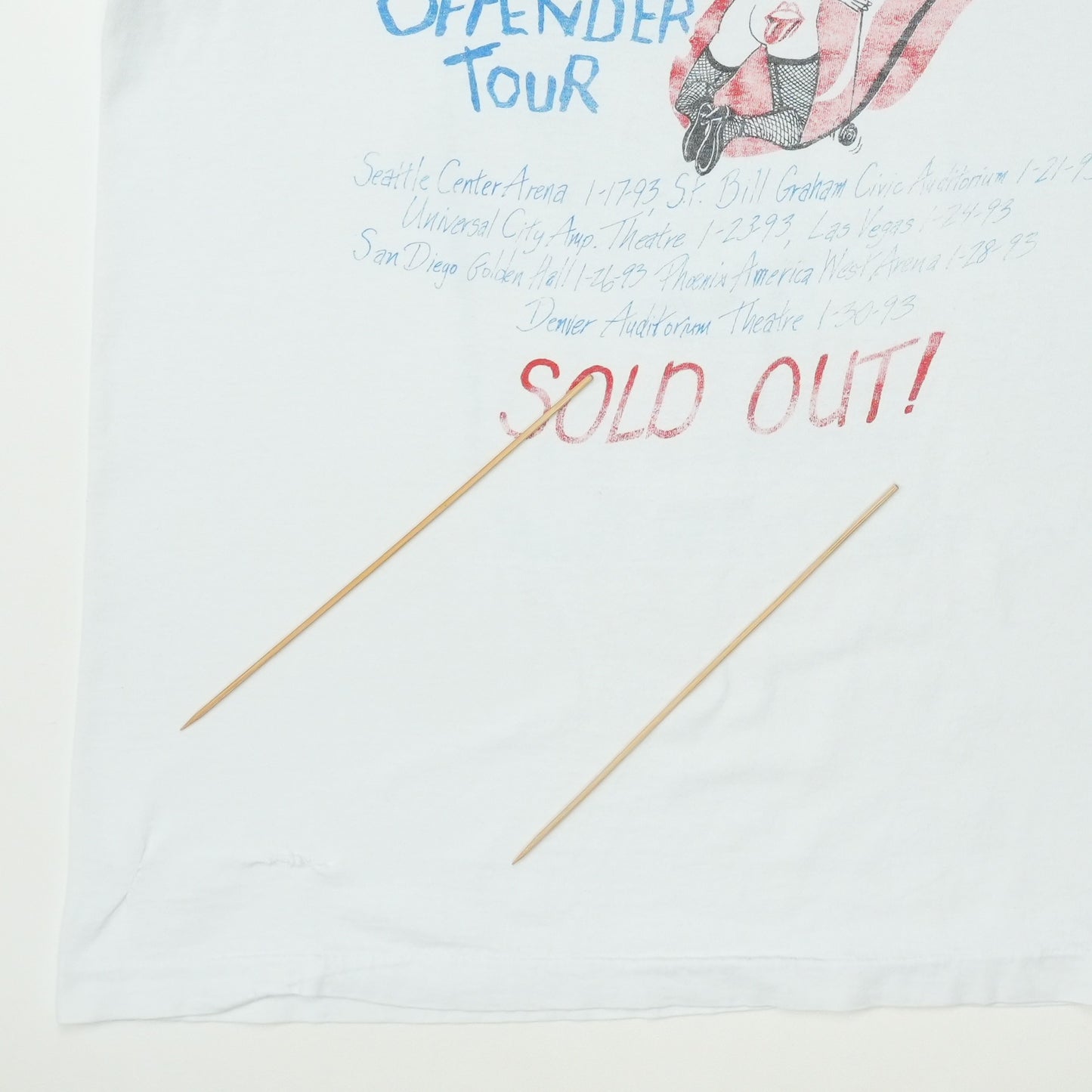 1993 Keith Richards Main Offender Tour Shirt