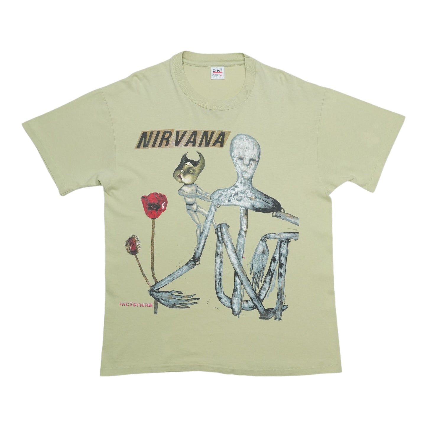 1993 Nirvana Incesticide Shirt Front