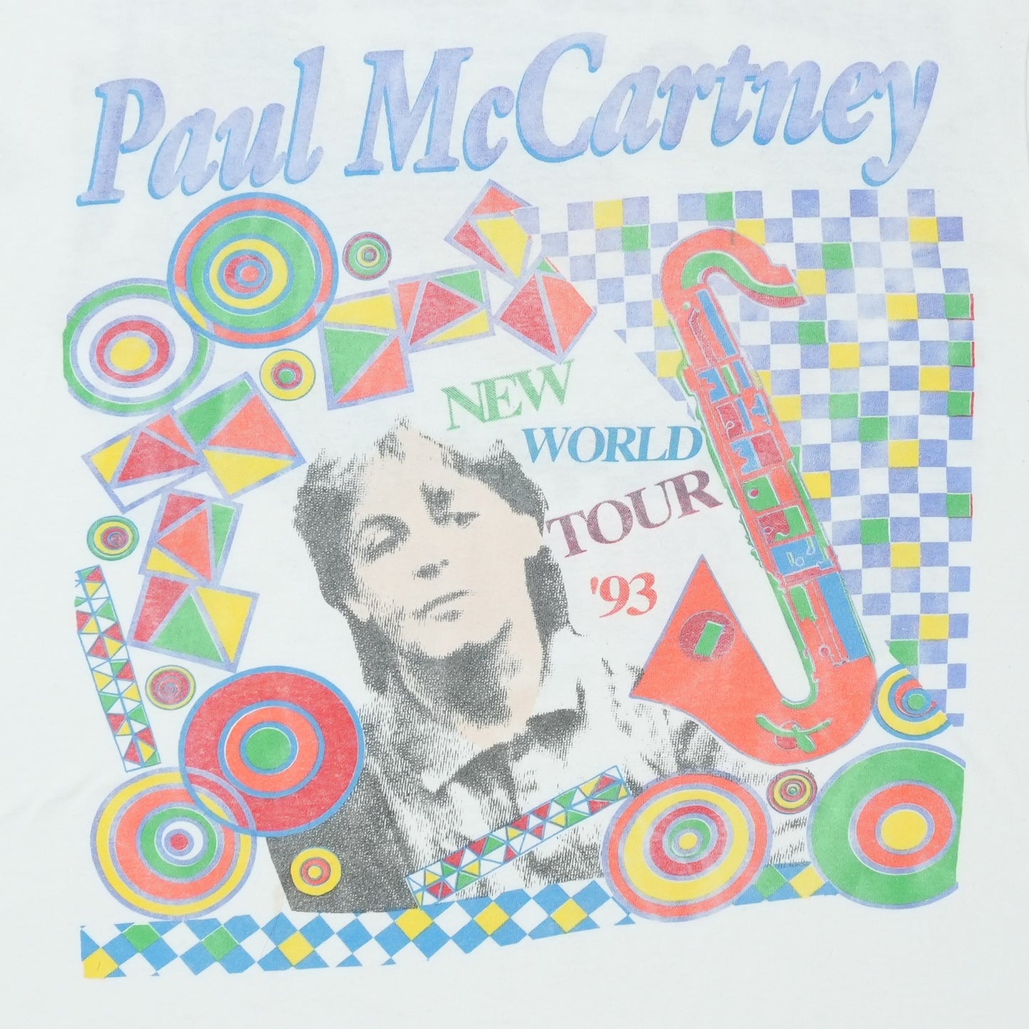 1993 Paul McCartney New World Tour Shirt