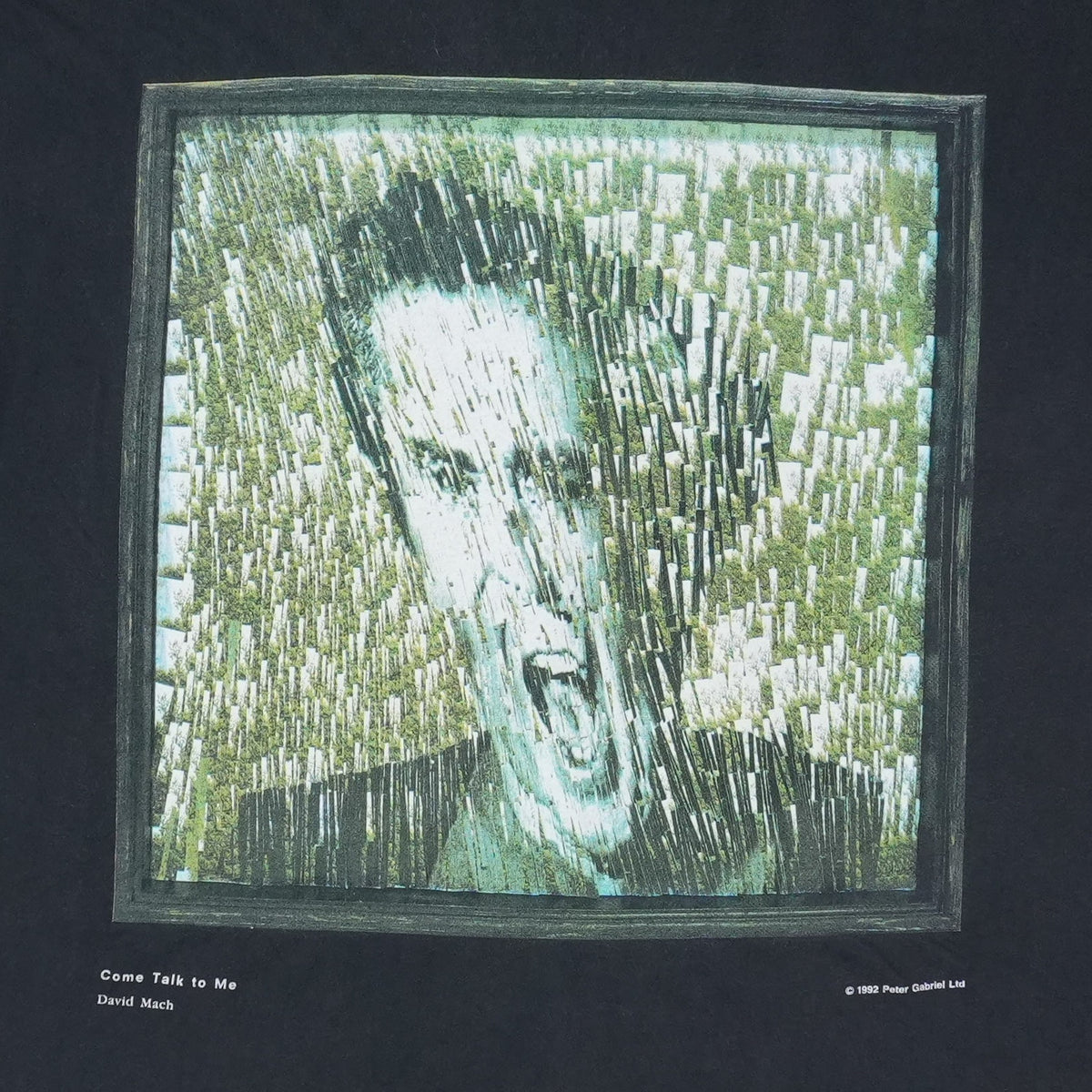 1993 Peter Gabriel Secret World Tour Shirt