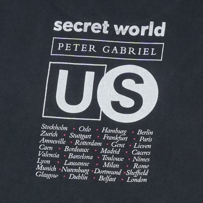 1993 Peter Gabriel Secret World Tour Shirt