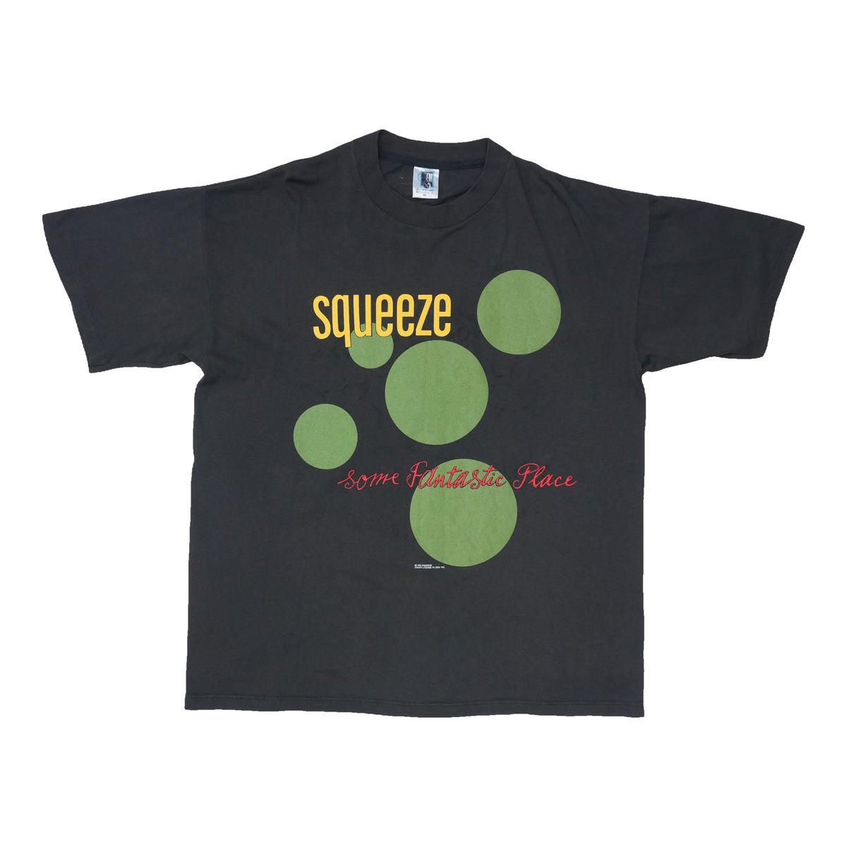 1993 Squeeze Some Fantastic Place Tour Shirt