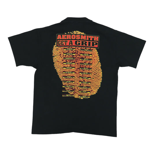 1993 Aerosmith Get A Grip Tour Shirt Back