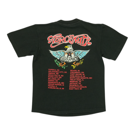 1993 Aerosmith Tour Shirt Back