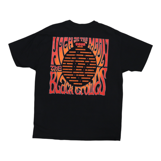 1993 Black Crowes High As The Moon Tour Shirt Back
