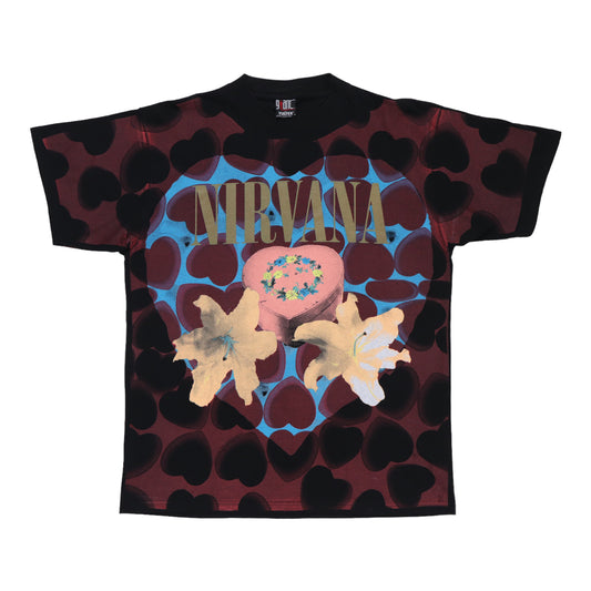 1993 Nirvana Heart Shaped Box All Over Print Shirt