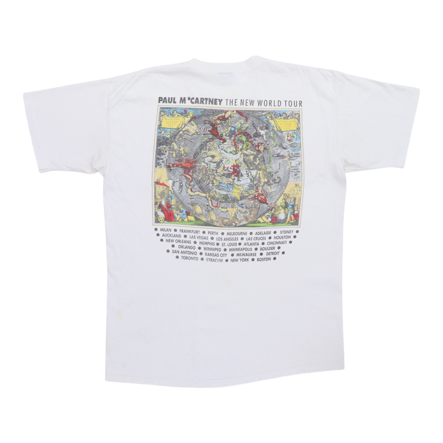 1993 Paul McCartney The New World Tour Shirt