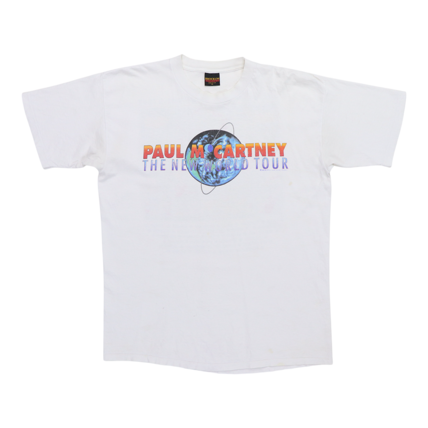 1993 Paul McCartney The New World Tour Shirt