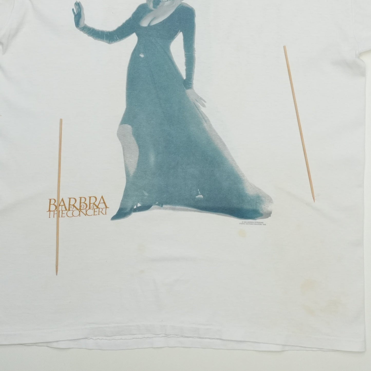 1994 Barbra Streisand The Concert Shirt Detail 3