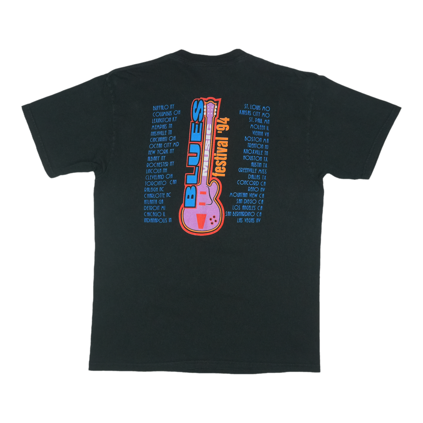 1994 Blues Music Festival Shirt Back
