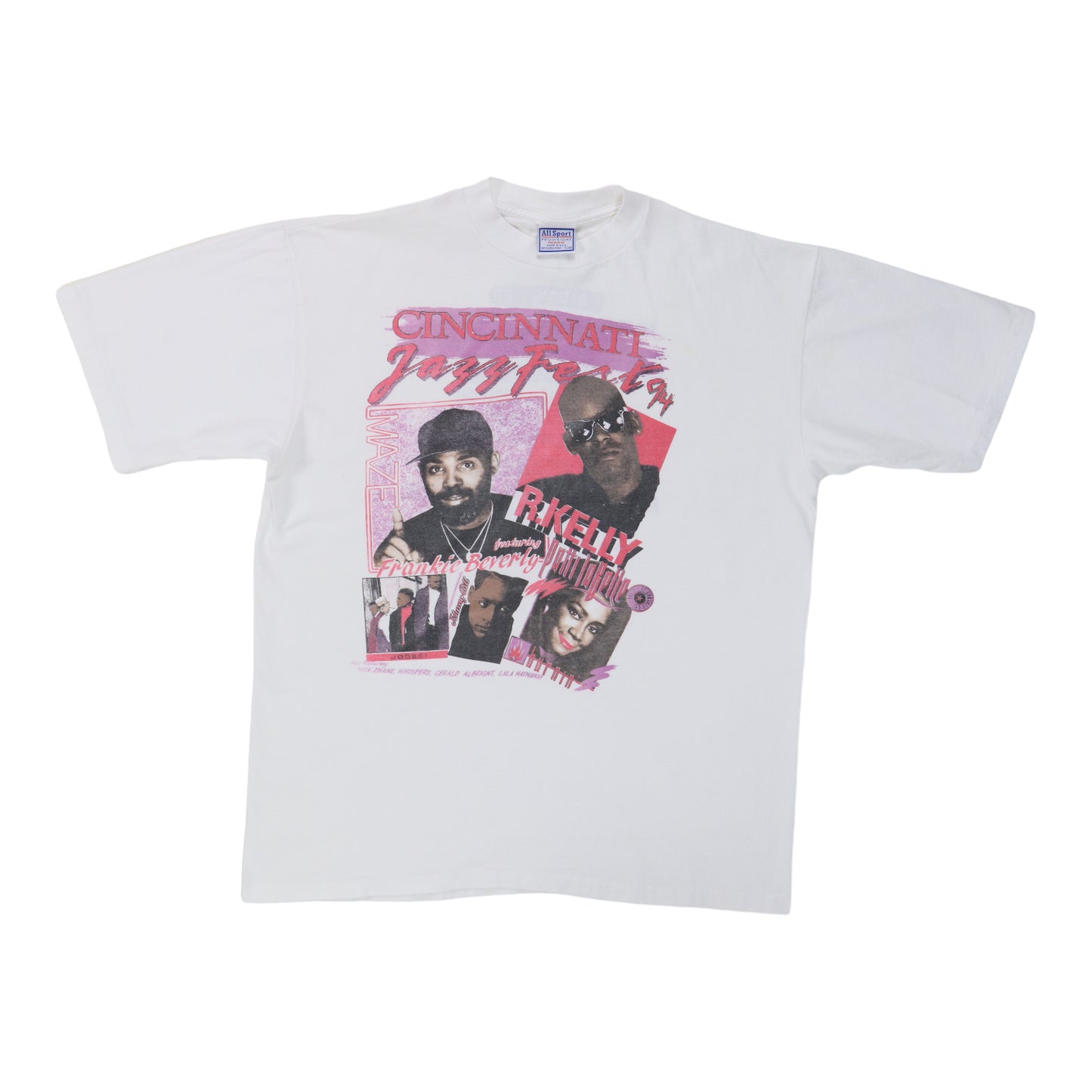 1994 Cincinnati Jazz Festival R Kelly Jodeci SWV Concert Shirt