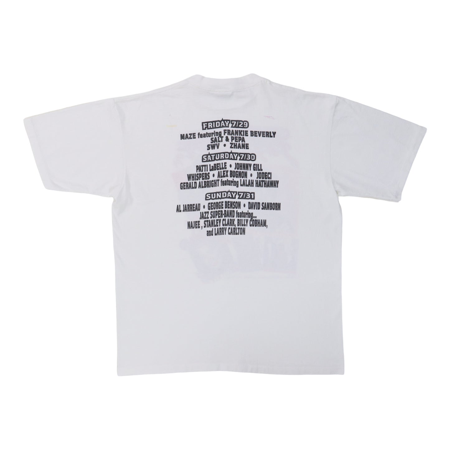 1994 Cincinnati Jazz Festival R Kelly Jodeci SWV Concert Shirt