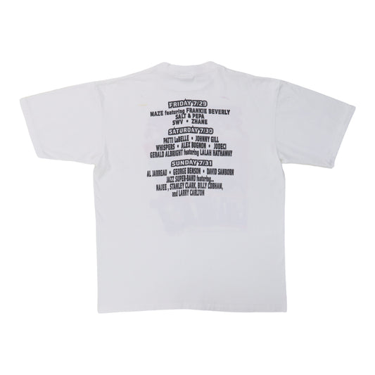 1994 Cincinnati Jazz Festival R Kelly Jodeci SWV Concert Shirt Back