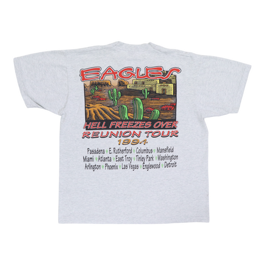 1994 Eagles Hell Freezes Over Tour Shirt Back