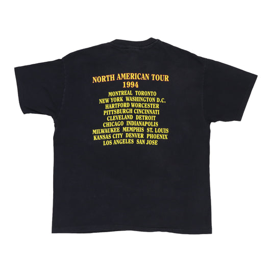 1994 Eric Clapton North American Tour Shirt Back
