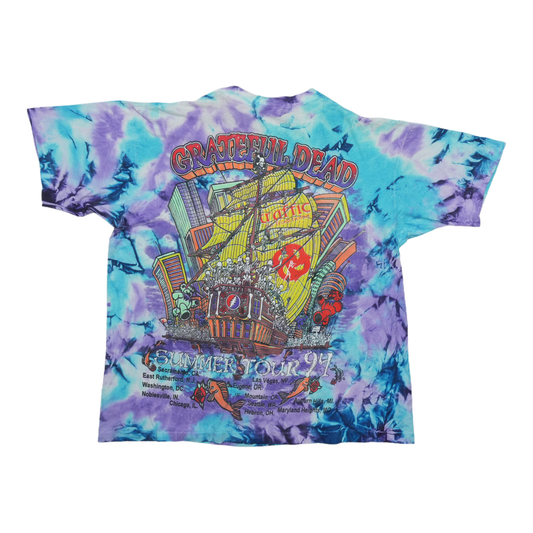 1994 Grateful Dead Summer Tour Tie Dye Shirt Back