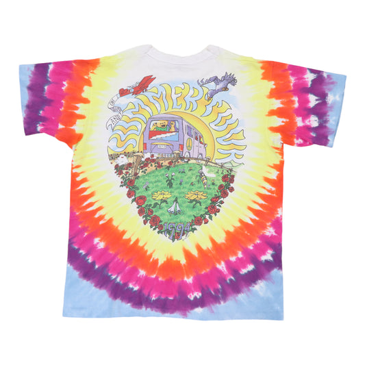1994 Grateful Dead Summer Tour Tie Dye Shirt Back