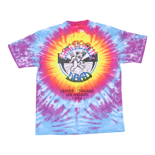 1994 Grateful Dead Tie Dye Tour Shirt Back