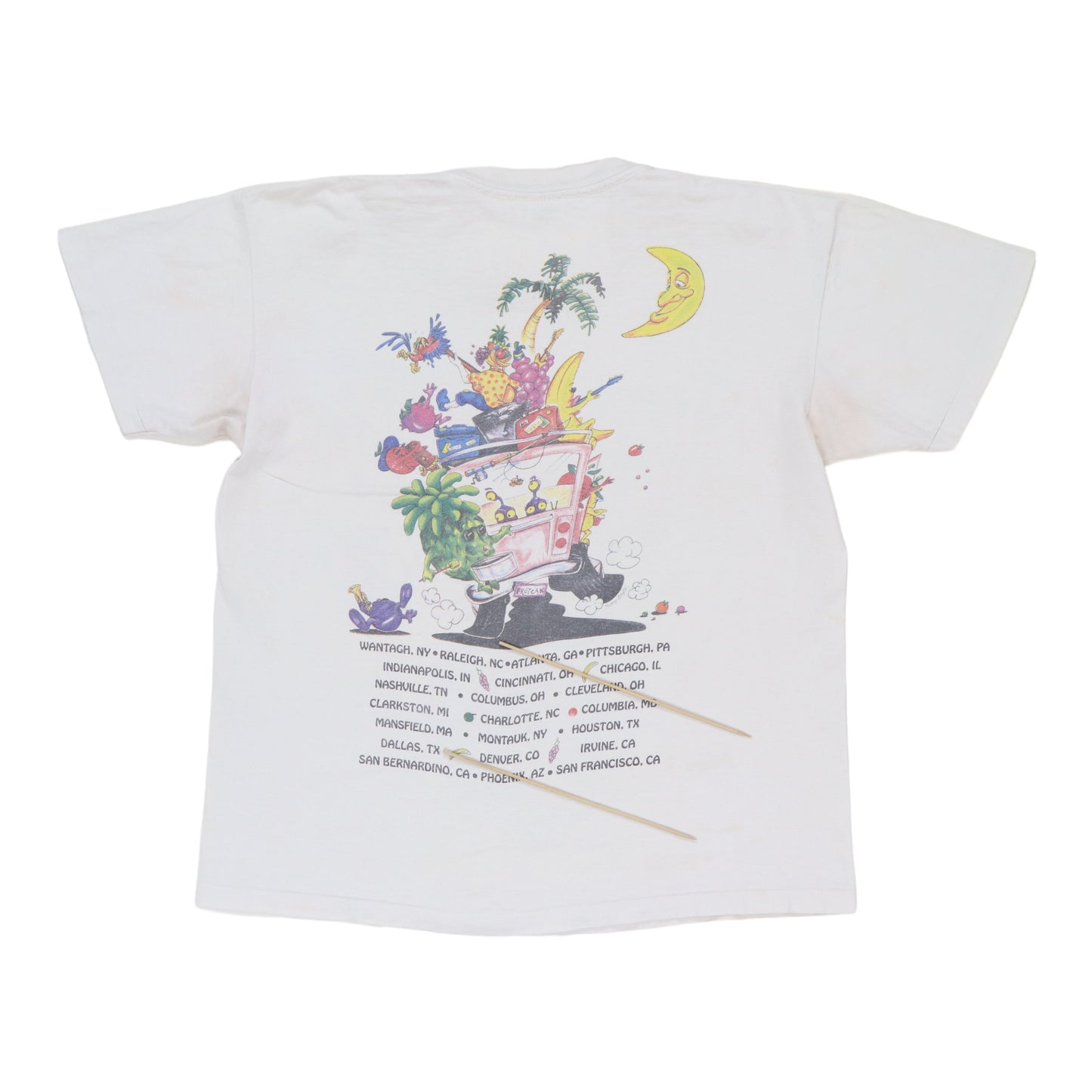 1994 Jimmy Buffet Fruitcakes On Tour Shirt