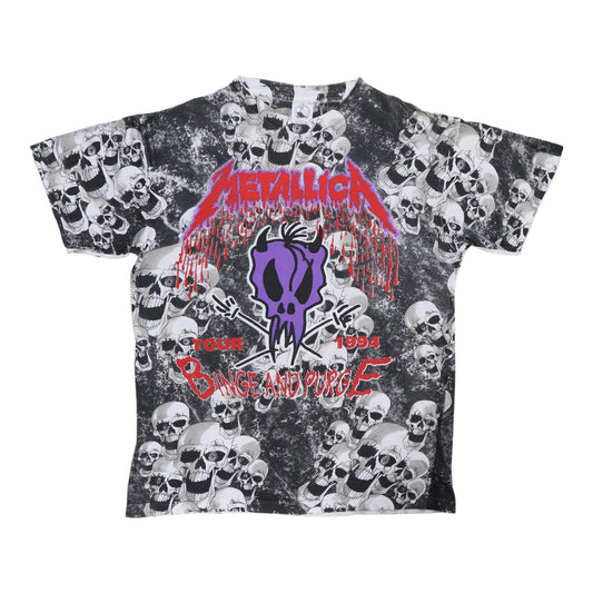 1994 Metallica All Over Print Tour Shirt