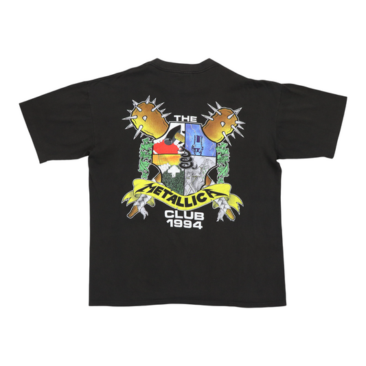 1994 Metallica Club Shirt Back