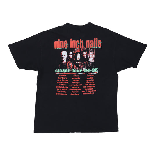 1994 Nine Inch Nails Closer Tour Shirt Back