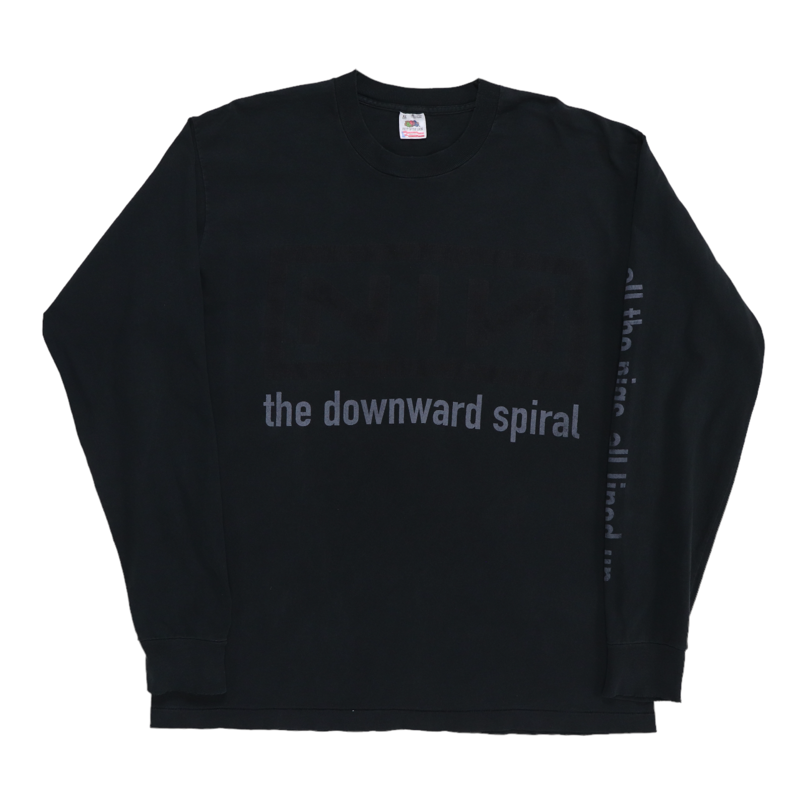 1994 Nine Inch Nails Downward Spiral Long Sleeve Shirt – WyCo Vintage
