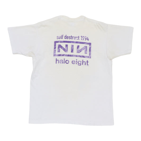 1994 Nine Inch Nails Downward Spiral Shirt Back