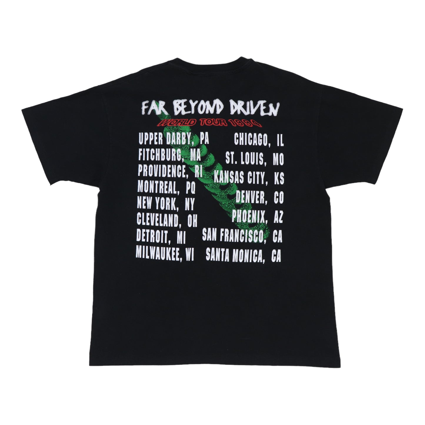 1994 Pantera Far Beyond Driven Tour Shirt