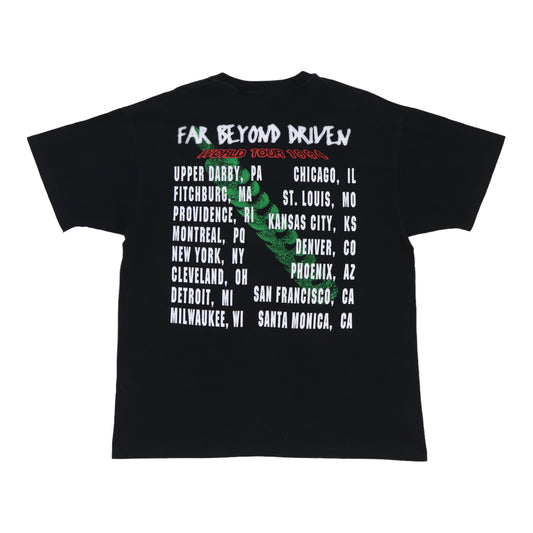 1994 Pantera Far Beyond Driven Tour Shirt Back