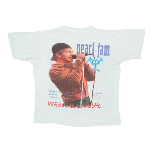 1994 Pearl Jam Versus World Tour Shirt Back