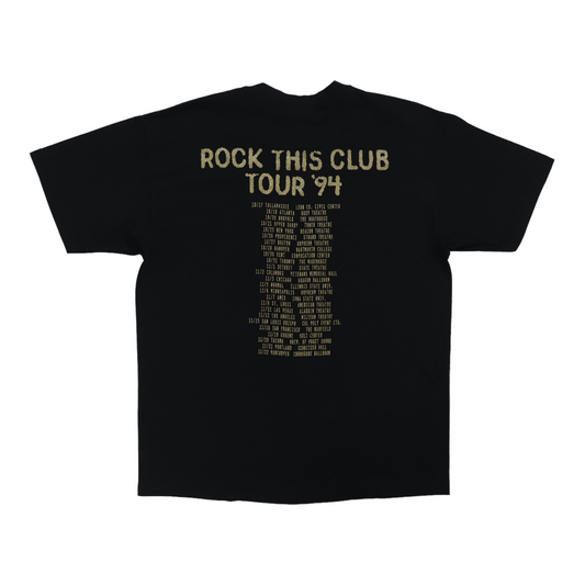 1994 Pretenders Rock This Club Tour Shirt Back