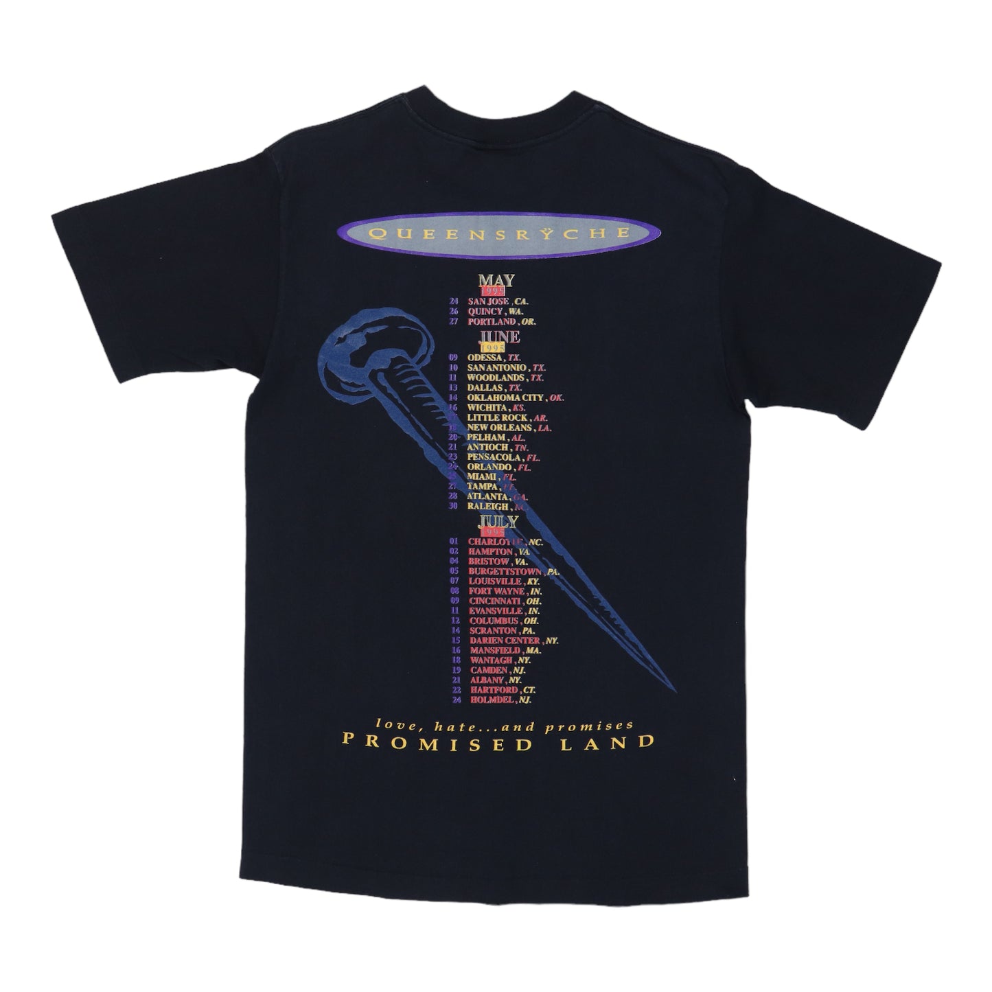 1994 Queensryche Promised Land Tour Shirt