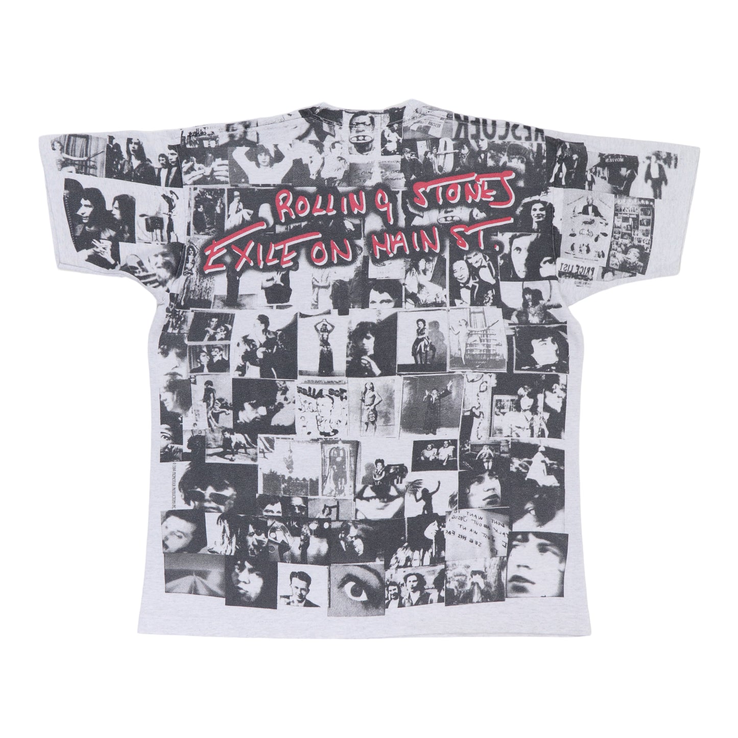 1994 Rolling Stones Exile On Main Street All Over Print Shirt