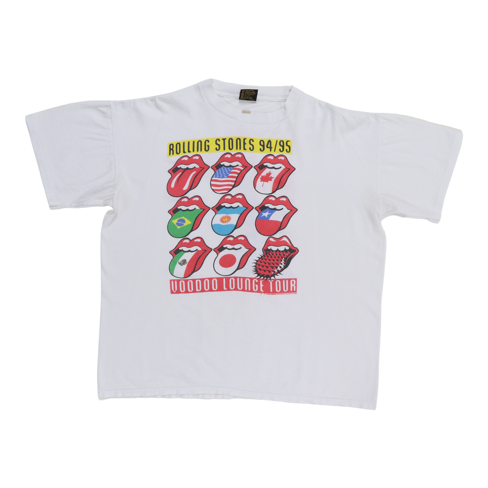 1994 Rolling Stones Voodoo Lounge Tour Shirt | Authentic Vintage 