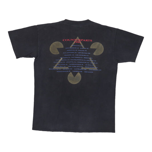 1994 Rush Counterparts Tour Shirt Back