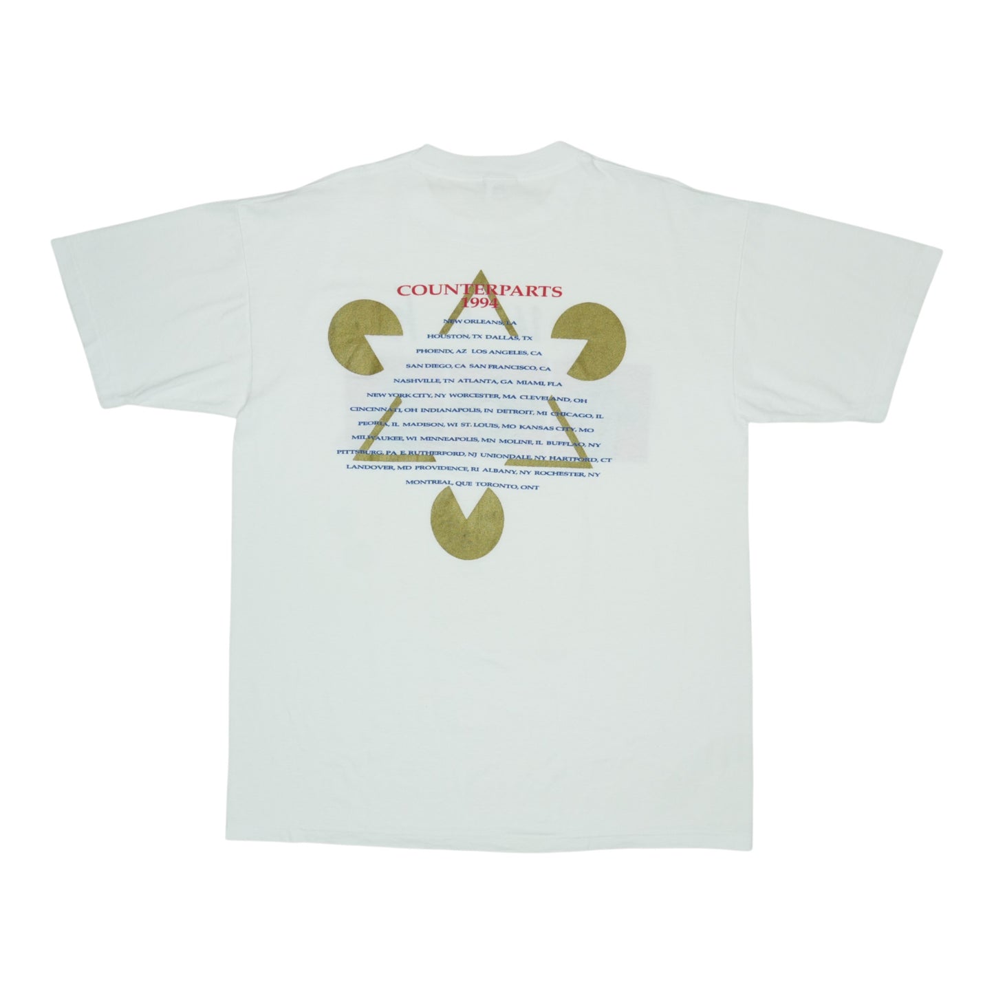 1994 Rush Counterparts Tour Shirt