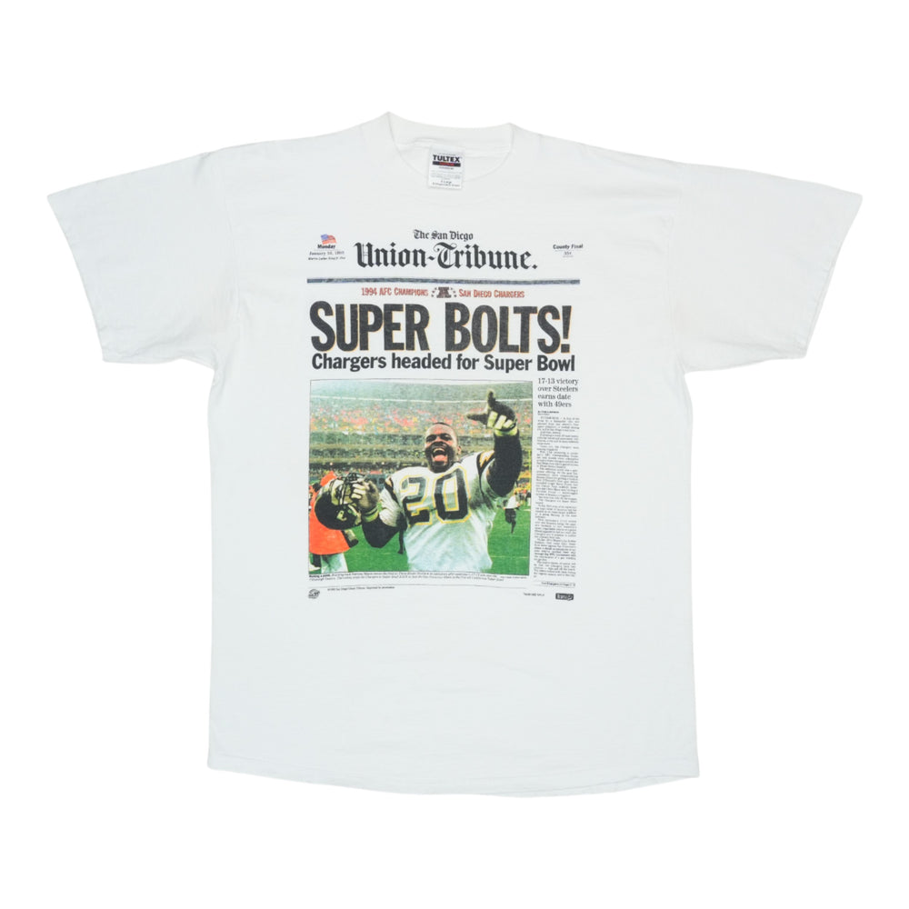 1994 San Diego Chargers Super Bolts Shirt