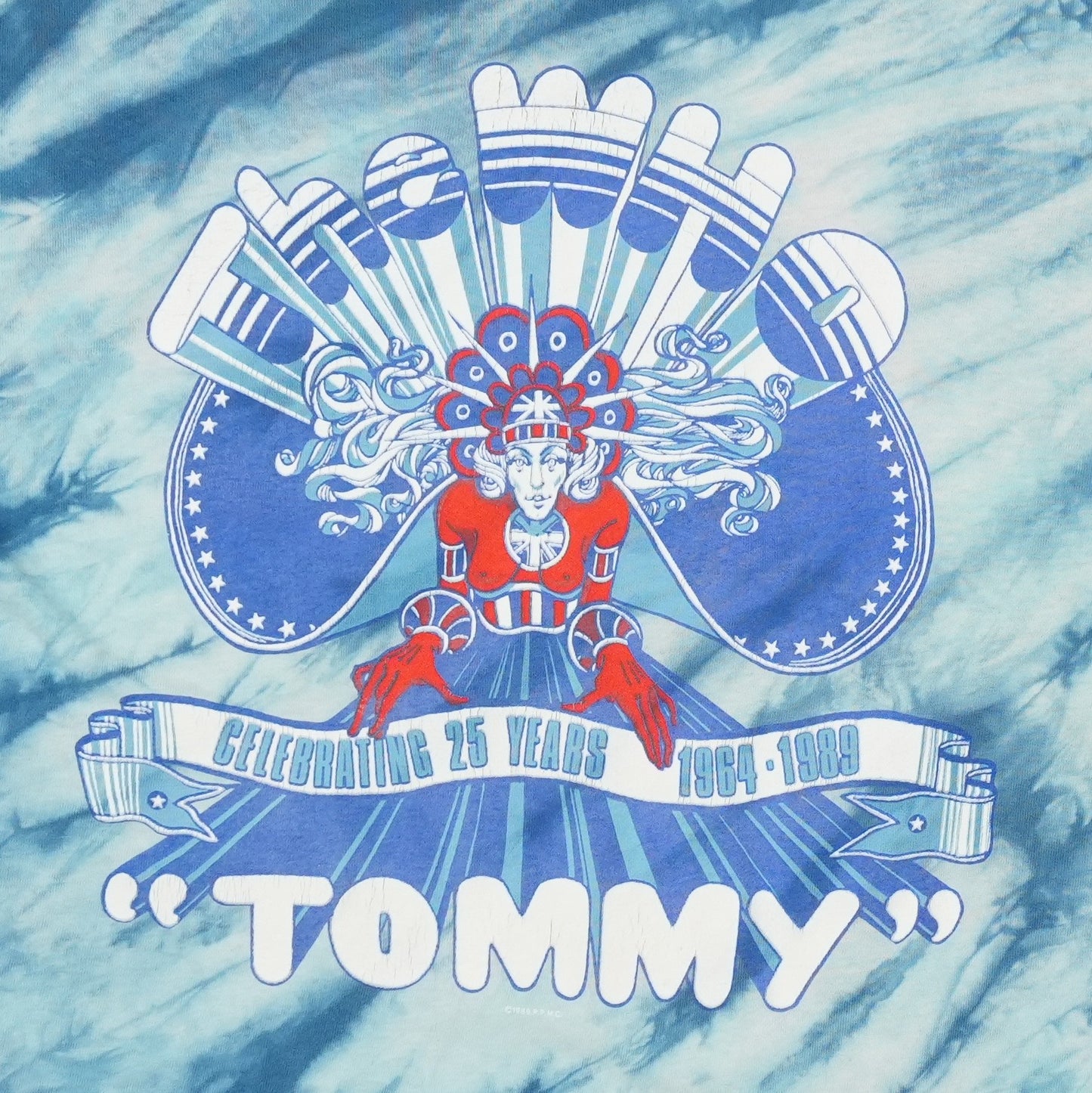 1994 The Who Tommy 25th Anniversary Tie Dye Shirt