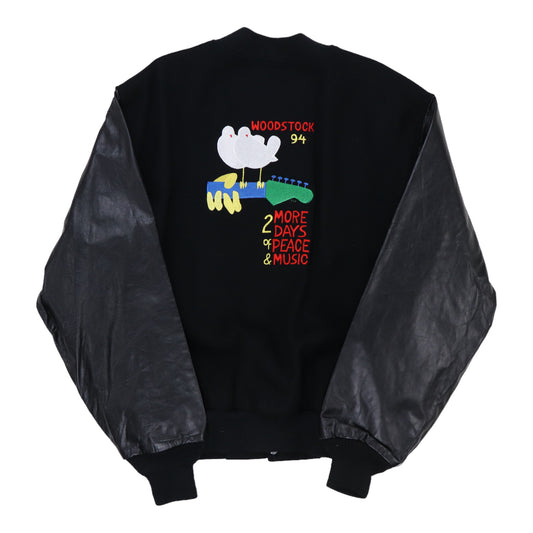 1994 Woodstock Music Festival Jacket Back