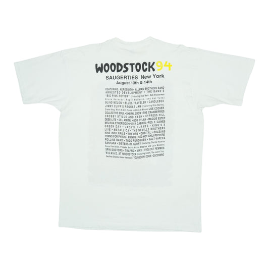 1994 Woodstock Music Festival Shirt Back