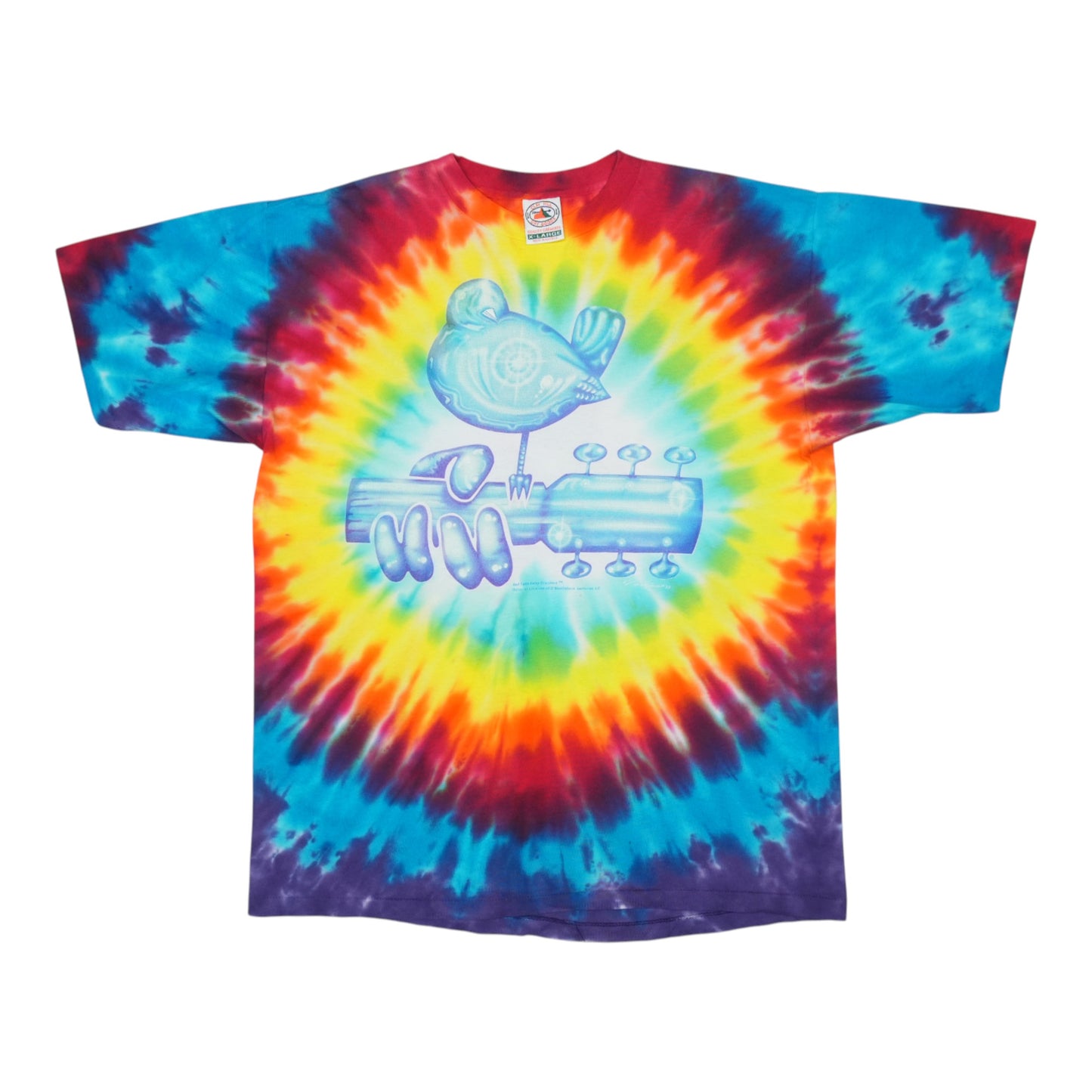 1994 Woodstock Music Festival Tie Dye Concert Shirt