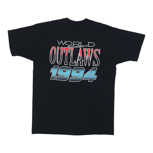 1994 World Of Outlaws Equipment Is Everything Shirt Back