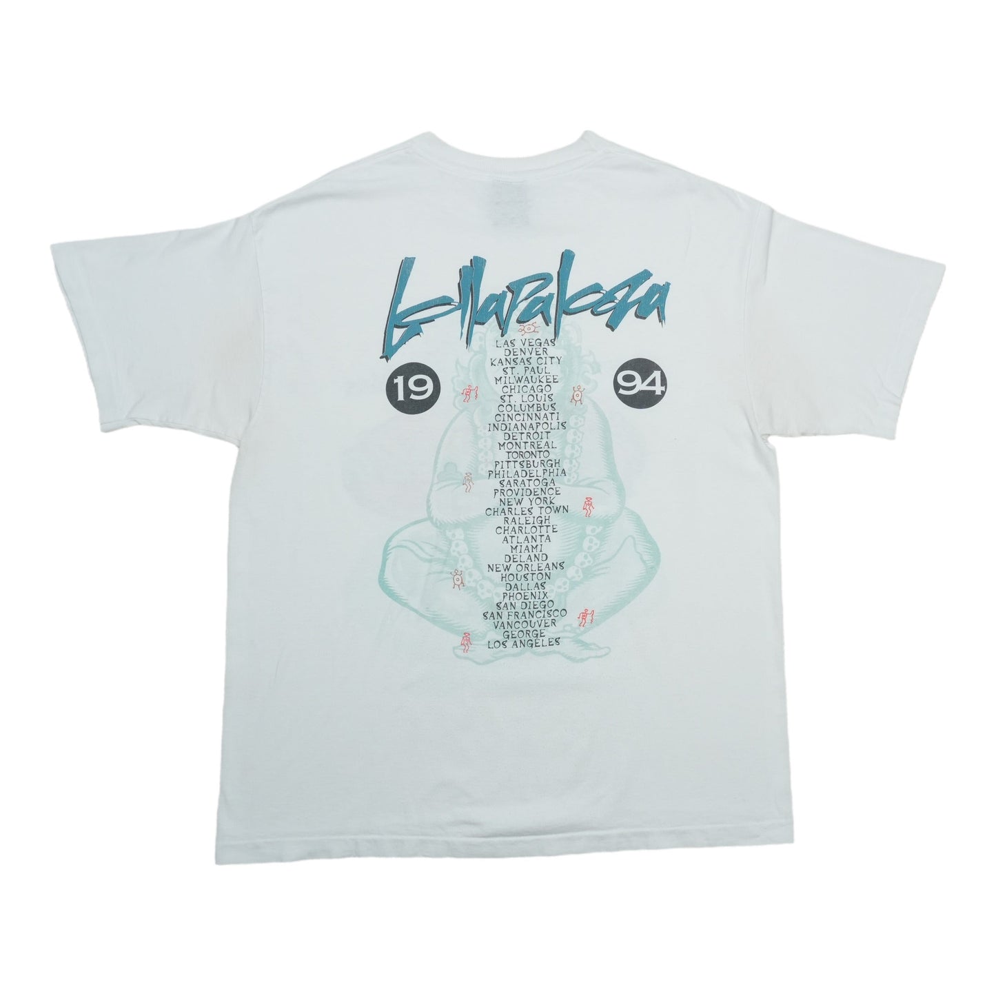 1994 Lollapalooza Smashing Pumpkins Beastie Boys Tour Shirt Back