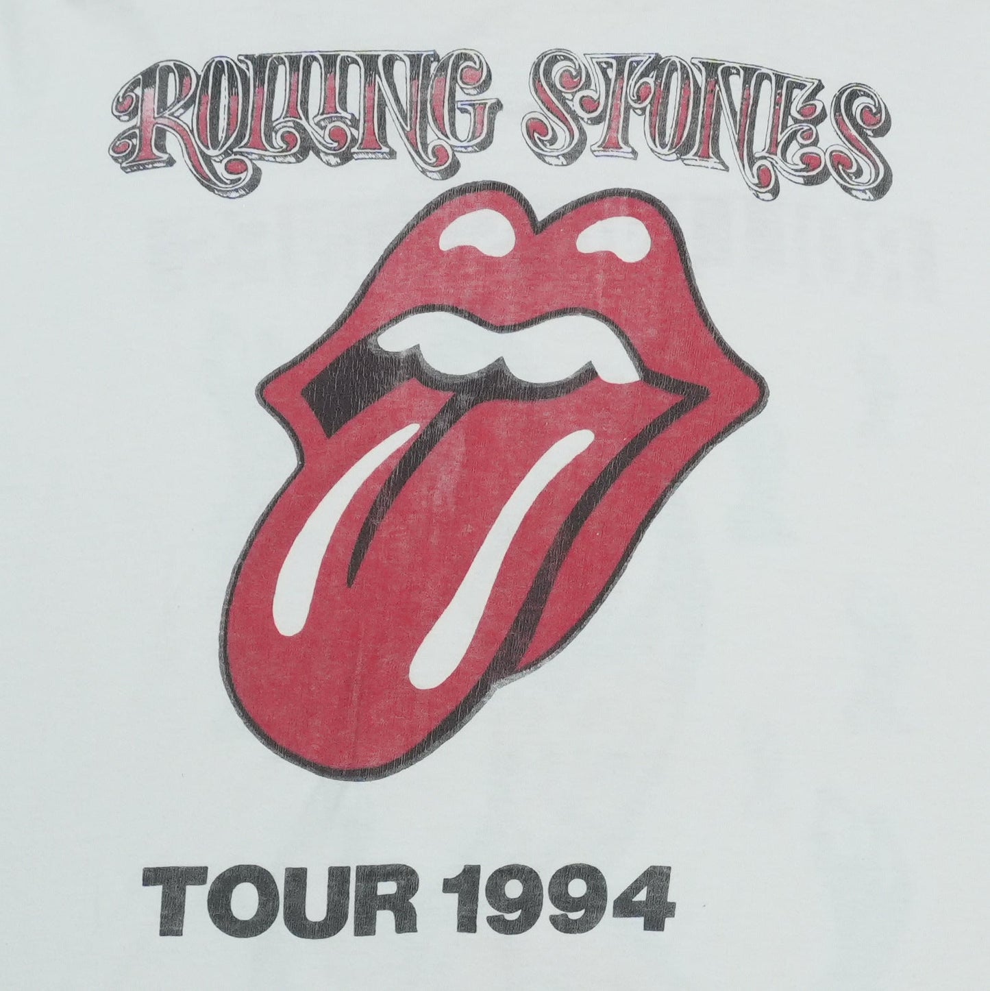 1994 Rolling Stones Voodoo Lounge Tour Shirt Detail 4