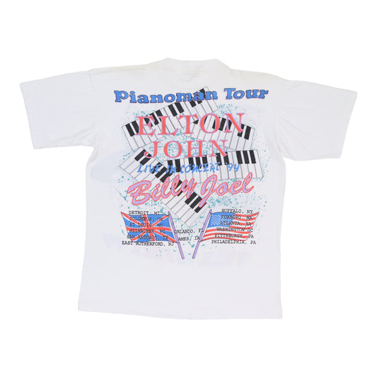 1994 Billy Joel Elton John Tour Shirt Back